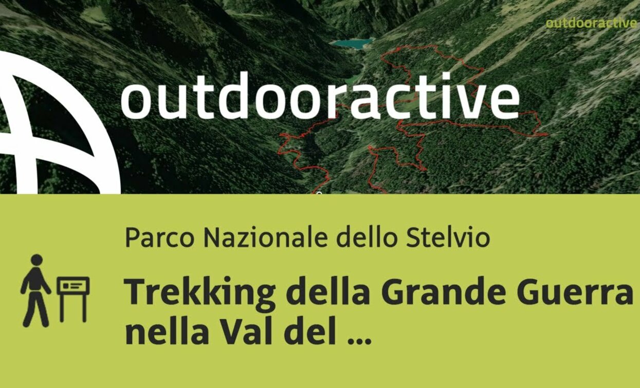 Sentiero tematico nel Parco Nazionale dello Stelvio: Trekking della Grande ... | © Outdooractive – Flyover Videos