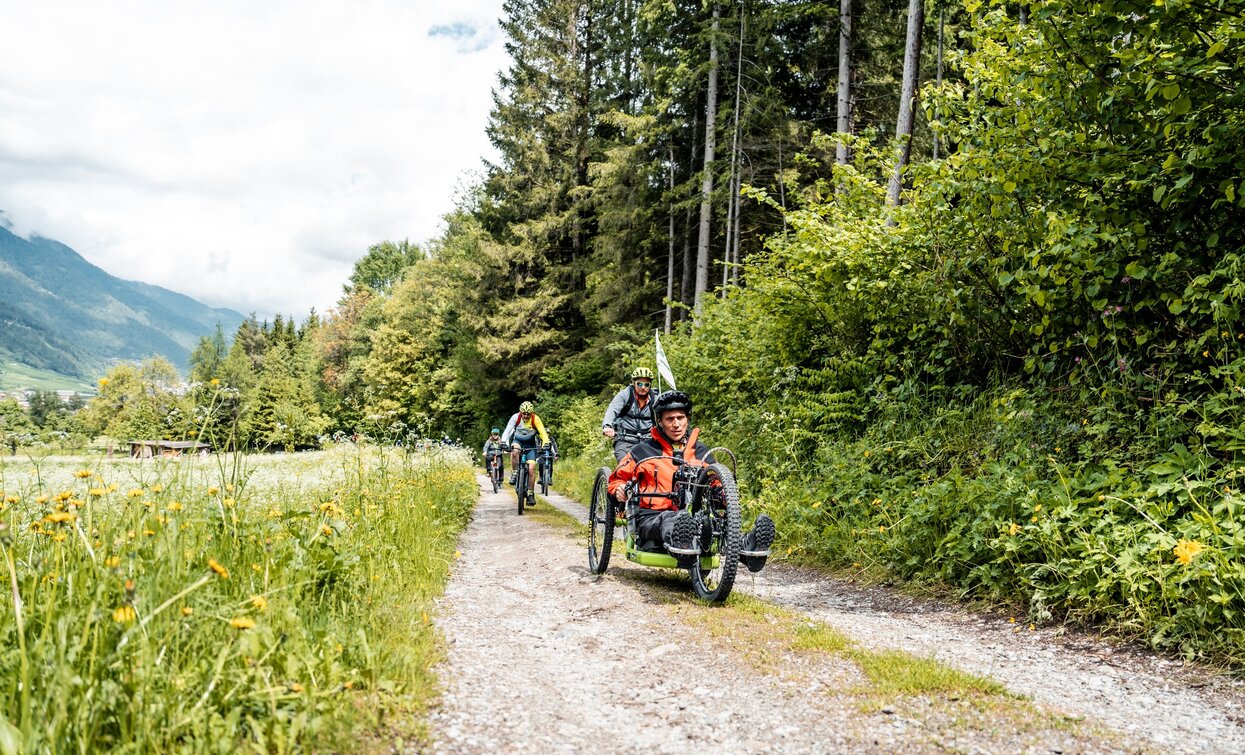 Handbike e tandem | © Giacomo Podetti, APT Valli di Sole, Peio e Rabbi