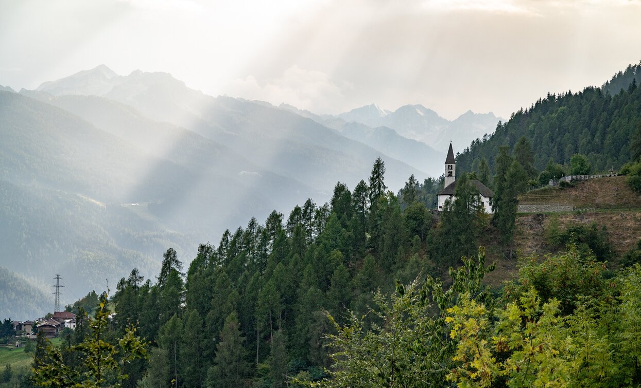 Chiesa di San Valentino di Montes | © Giacomo Podetti, APT Valli di Sole, Peio e Rabbi