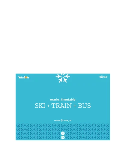 ski + train + bus  | © Archivio APT Val di Sole