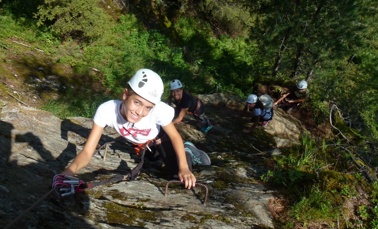 Barba di Fior ferrata  | © Archivio Guide Alpine Val di Sole 