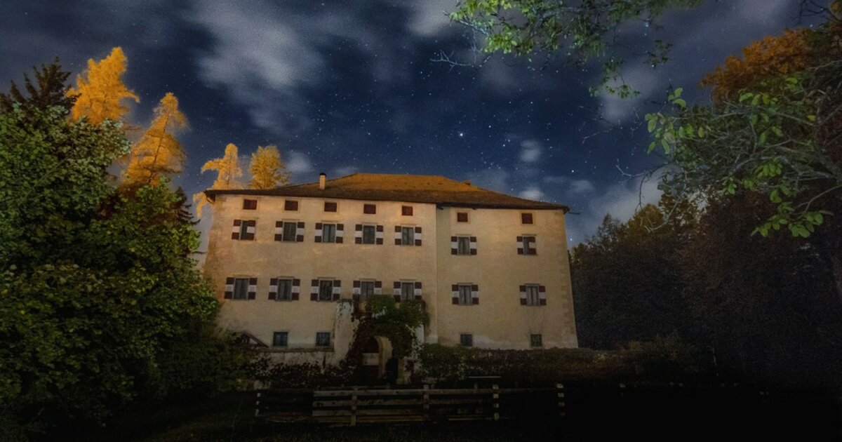 Evening riddle at Castel Coredo, Val di Non Trentino