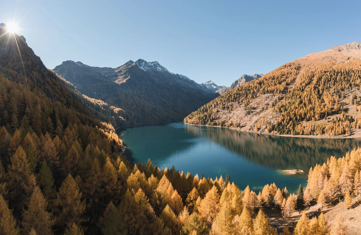 Lago di Pian Palù in autunno | © Archivio APT Val di Sole - Ph Giacomo Podetti