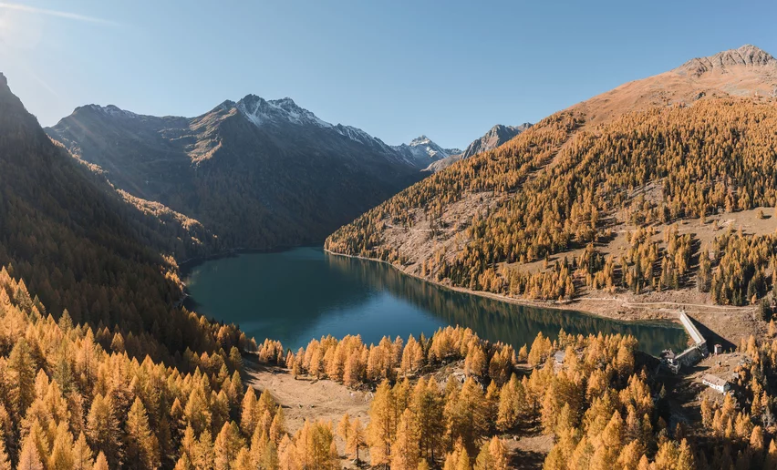 Lago di Pian Palù in autunno | © Archivio APT Val di Sole - Ph Giacomo Podetti