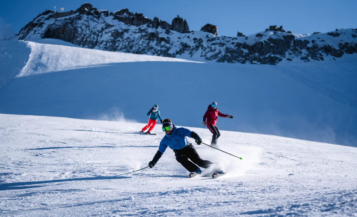 Sciatori Skiarea Ponte di Legno Tonale | © Archivio APT Val di Sole - Ph Alice Russolo